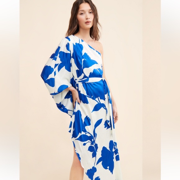 Hutch Dresses & Skirts - Hutch Satin One-Shoulder Maxi Dress